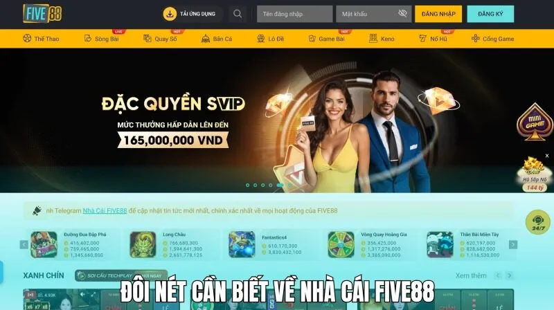 Đôi nét về nhà cái online Five 88